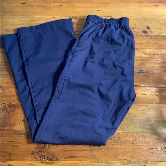 purple label healing hands Pants - Med tall navy blue scrub pants